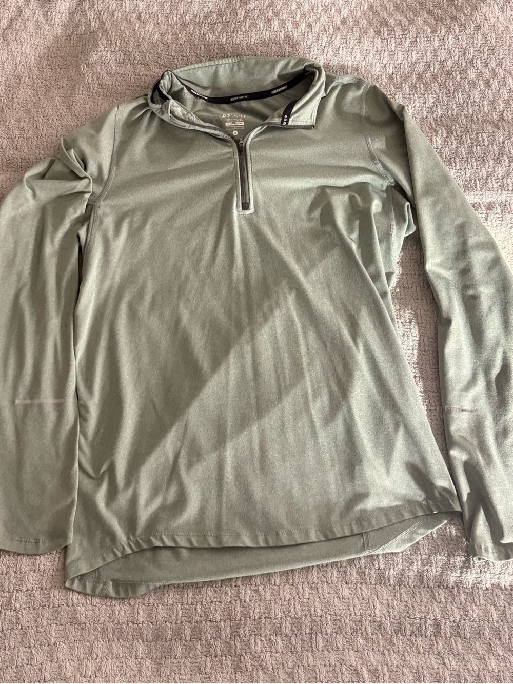Nike Dri-FIT Hoodie Jacket Green with Black Trim